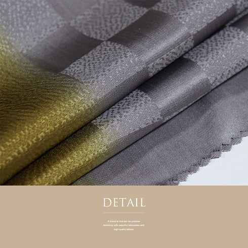 帯揚げ リサイクル お洒落 綸子 正絹 多色 地紋 市松 ぼかし 新品・未使用品 AG-1213