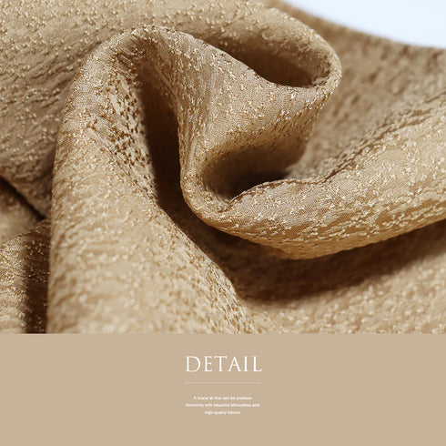 色無地 リサイクル 身丈157cm 裄64.4cm 袷 ブラウン Mサイズ セミフォーマル 落款 証紙 一つ紋 しつけ糸 正絹 広衿 地紋あり Sランク