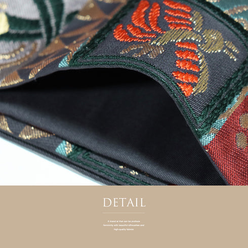 袋帯 リサイクル 帯丈424cm 六通 江戸名宝帯 吉祥吉台仙 多色 Sサイズ 正絹 Sランク お洒落