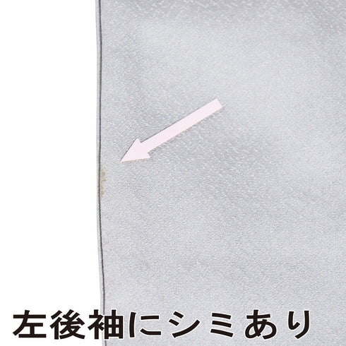 付下げ リサイクル 身丈167cm 裄68.6cm 袷 和楽器柄 グレー LLサイズ フォーマル セミフォーマル 正絹 広衿 Aランク