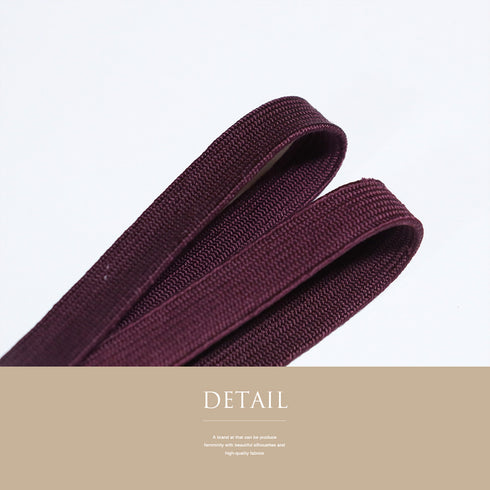 帯締め・帯揚げセット リサイクル お洒落 平組紐 ちりめん パープル 正絹 新品・未使用品 柳粋庵