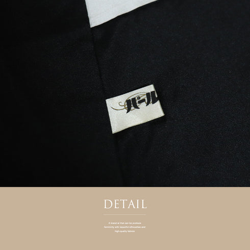 紬 リサイクル 身丈157cm 裄62.8cm 袷 ねじり梅柄 パールトーン加工 ブラック Mサイズ お洒落 カジュアル 正絹 広衿 Aランク