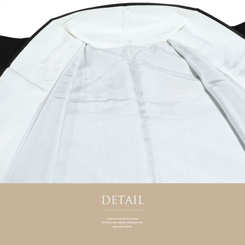 小紋 リサイクル 身丈161.7cm 裄64.8cm 袷 織・段ぼかし柄 刺繍 ブラウン Lサイズ お洒落 カジュアル 正絹 広衿 Sランク