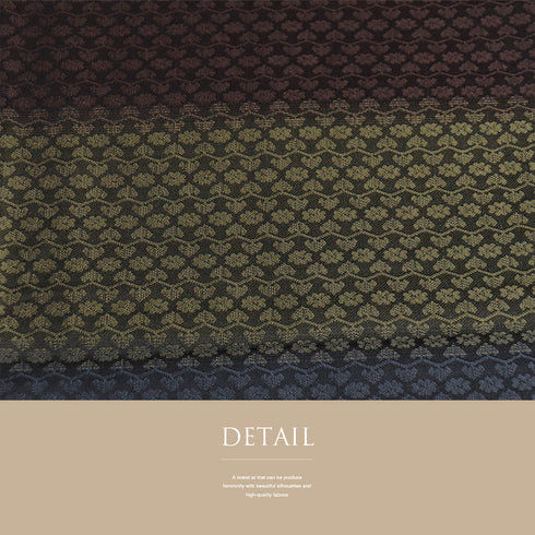 袋帯 リサイクル 帯丈468cm 全通 横段よろけ縞柄 リバーシブル パープル LLサイズ 正絹 新品・未使用品ランク お洒落