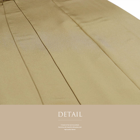 色無地 リサイクル 身丈162.3cm 裄66cm 袷 ブラウン Lサイズ セミフォーマル 一つ紋 正絹 広衿 地紋なし Sランク