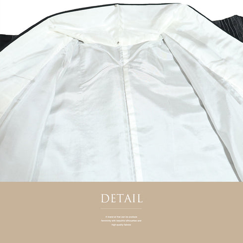 紬 リサイクル 身丈166cm 裄67.2cm 袷 よろけじま柄 三代目市三郎 ブラック LLサイズ お洒落 証紙 しつけ糸 正絹 広衿 Sランク