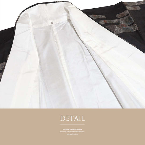 大島紬 リサイクル 身丈162cm 裄64.8cm 袷 美保姿 エ霞 蔦柄 花柄 韓国産 ブラック Lサイズ カジュアル お洒落 証紙 しつけ糸 正絹 広衿 Sランク大島紬 リサイクル 身丈162cm 裄64.8cm 袷 美保姿 エ霞 蔦柄 花柄 韓国産 ブラック Lサイズ カジュアル お洒落 証紙 しつけ糸 正絹 広衿 Sランク