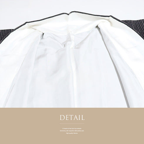 紬 リサイクル 身丈157cm 裄64cm 袷 デザイン格子柄 グレー Mサイズ カジュアル お洒落 正絹 広衿 Sランク