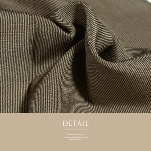 江戸小紋 リサイクル 身丈154.5cm 裄66.6cm 袷 縞模様 ブラウン Sサイズ セミフォーマル お洒落 一つ紋 正絹 広衿 未使用品