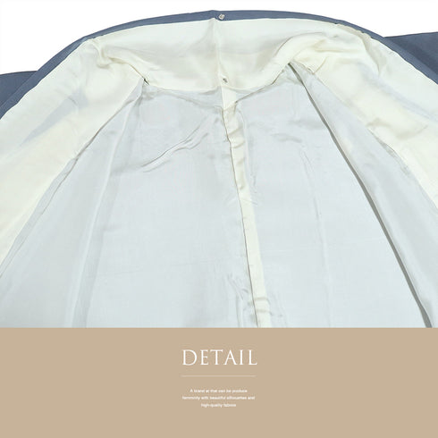 訪問着 リサイクル 身丈163cm 裄67.4cm 袷 花柄 パールトーン加工 箔 ブルー Lサイズ お洒落 正絹 広衿 Aランク