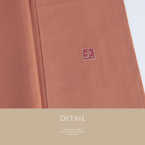 訪問着 リサイクル 身丈162.8cm 裄65.6cm 袷 草花柄 ピンク Lサイズ 正絹 広衿 Sランク