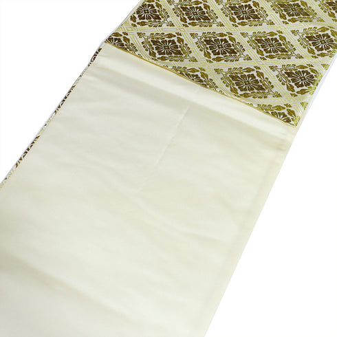 袋帯 リサイクル 帯丈424cm 六通 有職文様 イエロー Sサイズ 正絹 Sランク フォーマル お洒落