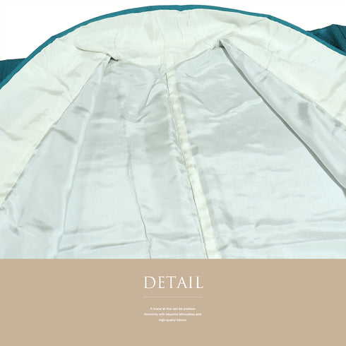 色無地 リサイクル 身丈159.5cm 裄64.4cm 袷 裂取り地紋 パールトーン加工 里美 グリーン Mサイズ お洒落 しつけ糸 正絹 広衿 地紋あり Sランク