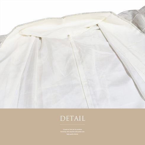 紬 リサイクル 身丈158cm 裄64.2cm 袷 横段縞に花柄 グレー Mサイズ お洒落 カジュアル 正絹 広衿 Sランク