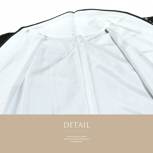 紬 リサイクル 身丈164.3cm 裄65.4cm 袷 地紙にデザイン蝶柄 ブラック Lサイズ お洒落 カジュアル しつけ糸 正絹 広衿 Sランク