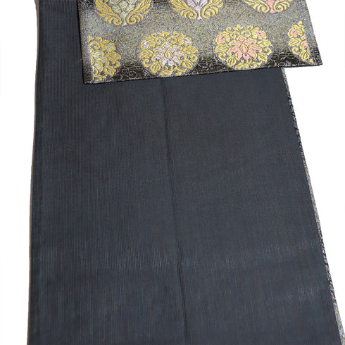 袋帯 リサイクル 帯丈438cm 六通 華文 多色 Mサイズ 正絹 Sランク フォーマル セミフォーマル