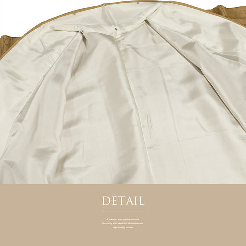 色無地 リサイクル 身丈153cm 裄62.4cm 袷 アンティーク デザイン格子・花模様 ブラウン Sサイズ お洒落 正絹 広衿 地紋あり Bランク