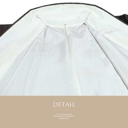 大島紬 リサイクル 身丈159.3cm 裄62.8cm 袷 ブラウン Mサイズ お洒落 カジュアル 証紙 正絹 広衿 Aランク