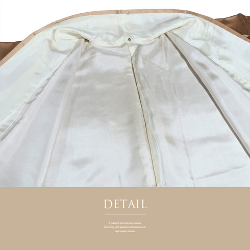 訪問着 リサイクル 身丈157cm 裄64.2cm 袷 雪輪に花模様 刺繍 箔 ブラウン Mサイズ お洒落 セミフォーマル しつけ糸 正絹 広衿 Bランク