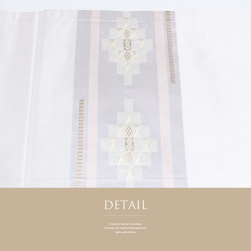 名古屋帯 リサイクル 帯丈348cm ポイント柄 開き仕立て 抽象柄 パープル Sサイズ 正絹 Aランク お洒落