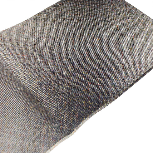 名古屋帯 リサイクル 帯丈378cm 全通 グレー Mサイズ 正絹 Sランク お洒落