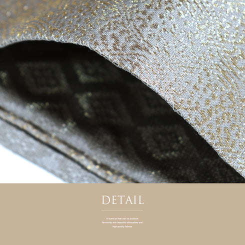 袋帯 リサイクル 帯丈436cm 六通 有職文様 唐花柄 多色 Mサイズ 正絹 未使用品 フォーマル セミフォーマル