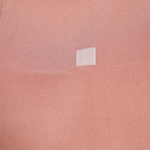 訪問着 リサイクル 身丈158cm 裄64.8cm 袷 四季花柄 ピンク Mサイズ フォーマル 落款 正絹 広衿 Aランク