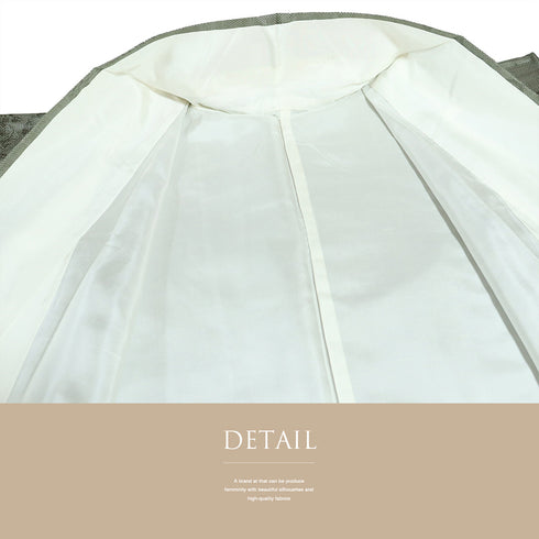 大島紬 リサイクル 身丈156.5cm 裄63.6cm 袷 花柄 グリーン Mサイズ お洒落 カジュアル しつけ糸 正絹 広衿 Sランク