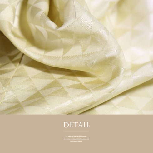 長襦袢 リサイクル 長襦袢 身丈116.8cm 裄61.6cm 袷 鱗の地紋柄 縦ぼかし イエロー SSサイズ 正絹 袖無双 Aランク