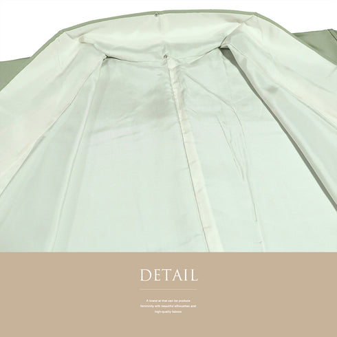 訪問着 リサイクル 身丈150.5cm 裄62.4cm 袷 小花柄 グリーン Sサイズ セミフォーマル お洒落 一つ紋 正絹 広衿 Aランク