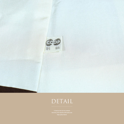 訪問着 リサイクル 身丈158.5cm 裄63.2cm 袷 紬 ブラウン Mサイズ お洒落 正絹 広衿 Sランク