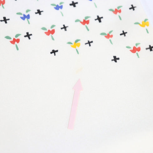 名古屋帯 リサイクル 帯丈379.5cm ポイント柄 デザイン柄 アイボリー Mサイズ 正絹 Aランク お洒落