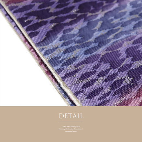 袋帯 リサイクル 帯丈464cm 六通 ぼかし柄 パープル LLサイズ 正絹 新品・未使用品 お洒落