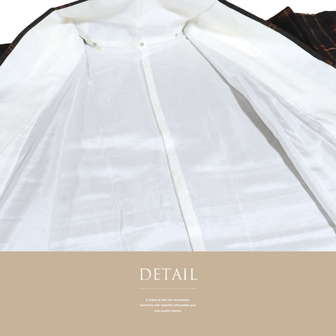 紬 リサイクル 身丈156.5cm 裄63.6cm 袷 本場久米島紬 ブラック Mサイズ カジュアル お洒落 証紙 正絹 広衿 Aランク