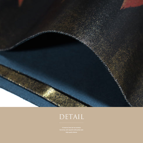 袋帯 リサイクル 帯丈444cm 全通 翡翠に植物模様 引箔袋 ゴールド Mサイズ 正絹 Sランク お洒落