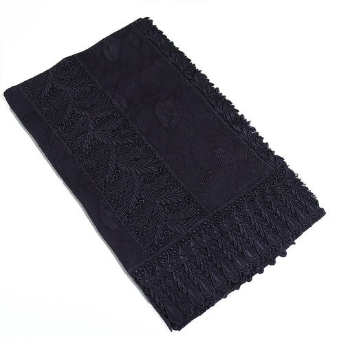 道行コート リサイクル 身丈86.7cm 裄65.6cm 袷 ふくれ織り ショール付き パープル Mサイズ お洒落 しつけ糸 正絹 Sランク