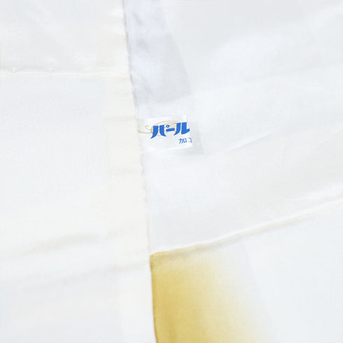 小紋 リサイクル 身丈163cm 裄65.4cm 袷 寄せ柄 パールトーン加工 ブラック Lサイズ お洒落 正絹 広衿 Sランク