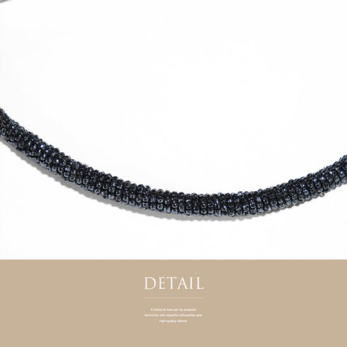 バッグ ブラック ビーズ Sランク ビーズバック