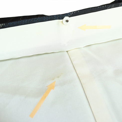 紬 リサイクル 身丈156.8cm 裄63.2cm 袷 葉柄 ネイビー Mサイズ お洒落 カジュアル 正絹 広衿 Sランク