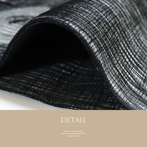 名古屋帯 リサイクル 帯丈369.5cm ポイント柄 9寸 夏物 とんぼ柄 ブラック Mサイズ 不明 Bランク カジュアル