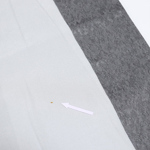 コート リサイクル 身丈106cm 裄66.4cm 袷 ロング変わり衿コート 絵羽柄 草花のシルエット柄 多色 Mサイズ お洒落 正絹 Sランク