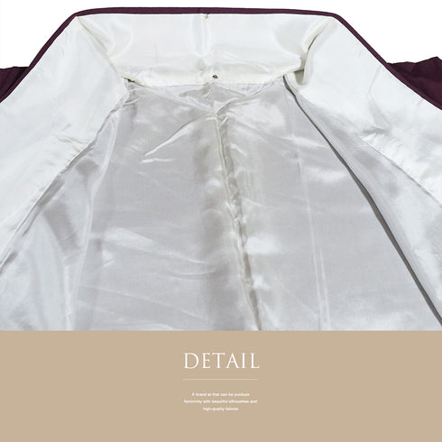 訪問着 リサイクル 身丈161cm 裄64cm 袷 辻ヶ花模様 後絞り 箔加工 松本孝美作 パープル Lサイズ お洒落 落款 しつけ糸 正絹 広衿 Sランク