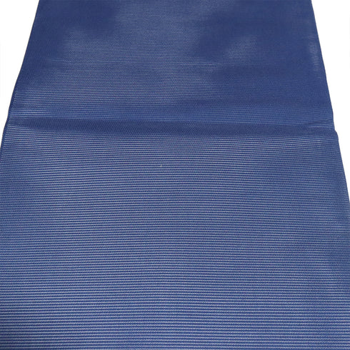 名古屋帯 リサイクル 帯丈355cm ポイント柄 夏用 花柄 絽 ブルー Sサイズ 不明 Sランク カジュアル