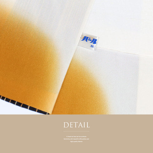 小紋 リサイクル 身丈164cm 裄69.6cm 袷 パールトーン加工 縞模様 矢羽根柄 地紋あり 箔加工 ネイビー Lサイズ お洒落 正絹 広衿 Sランク