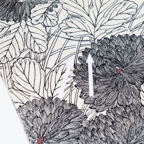 小紋 リサイクル 身丈155.8cm 裄63.2cm 単衣 菊柄 アイボリー Mサイズ お洒落 カジュアル 正絹 バチ衿 Aランク