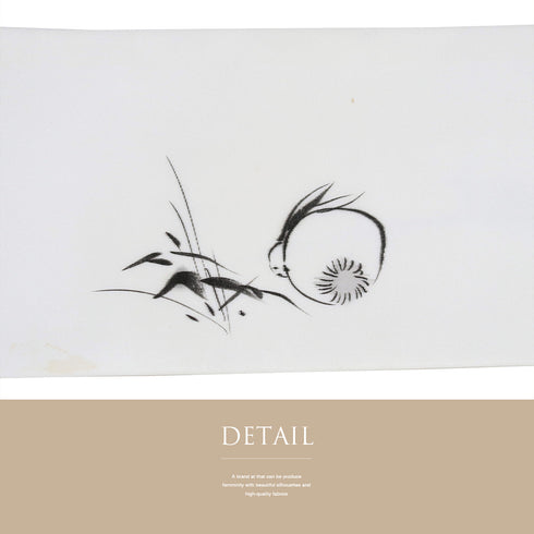 名古屋帯 リサイクル 帯丈378cm ポイント柄 塩瀬 うさぎや亀やカタツムリ柄 ホワイト Mサイズ 正絹 Aランク お洒落 カジュアル 落款