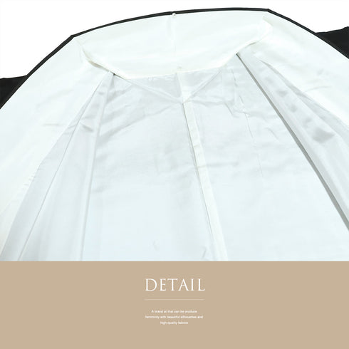 大島紬 リサイクル 身丈163.8cm 裄66.8cm 袷 地紙にデザイン蝶柄 ブラック Lサイズ お洒落 カジュアル 証紙 しつけ糸 正絹 広衿 Sランク