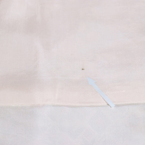 紬 リサイクル 身丈156.5cm 裄68.4cm 袷 幾何学華文様 ベージュ Mサイズ お洒落 カジュアル しつけ糸 正絹 広衿 Aランク