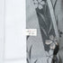 小紋 リサイクル 身丈167.5cm 裄68.4cm 単衣 変わりストライプ柄 花柄 グレー LLサイズ お洒落 カジュアル ポリエステル 洗える着物 広衿 Sランク