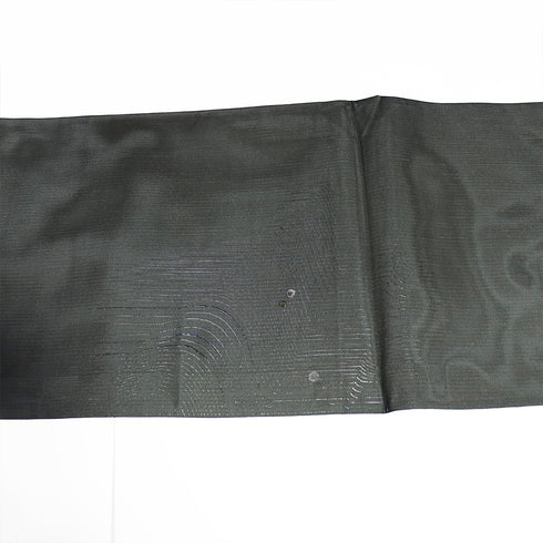 袋帯 リサイクル 帯丈442cm リバーシブル ポイント柄 全通 大島紬美術館 ブラック Mサイズ 正絹 Sランク お洒落